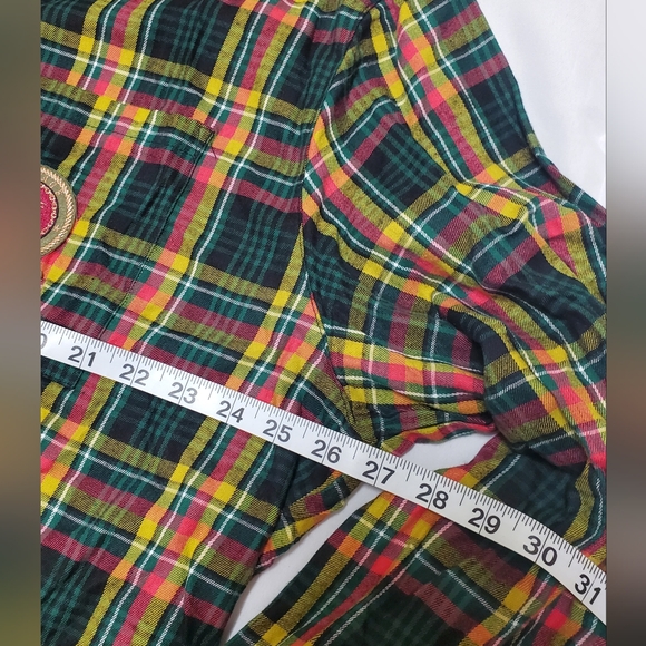 Savage x Fenty Tartan Button Up Sleep Shirt - Picture 10 of 11
